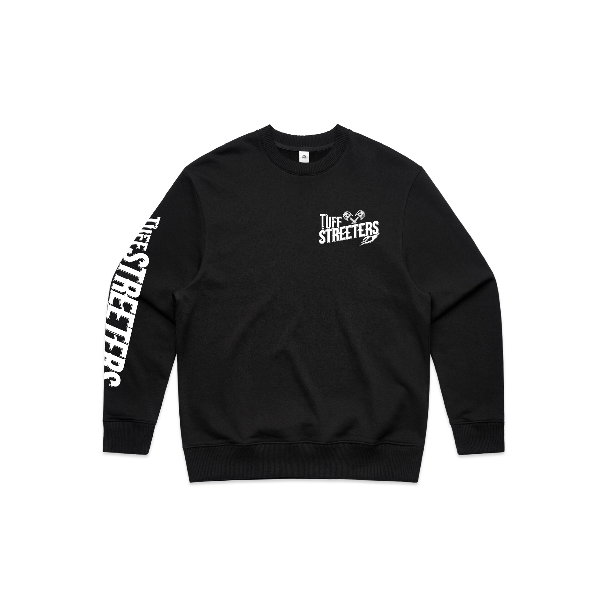 TS Heavy Crew Jumper Unisex Black