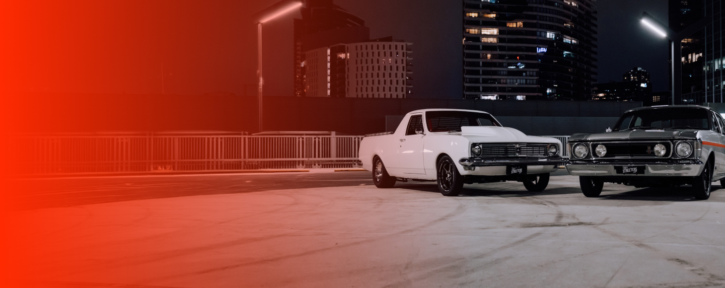 1969 HOLDEN HT KINGSWOOD UTE vs 1970 FORD XW FALCON